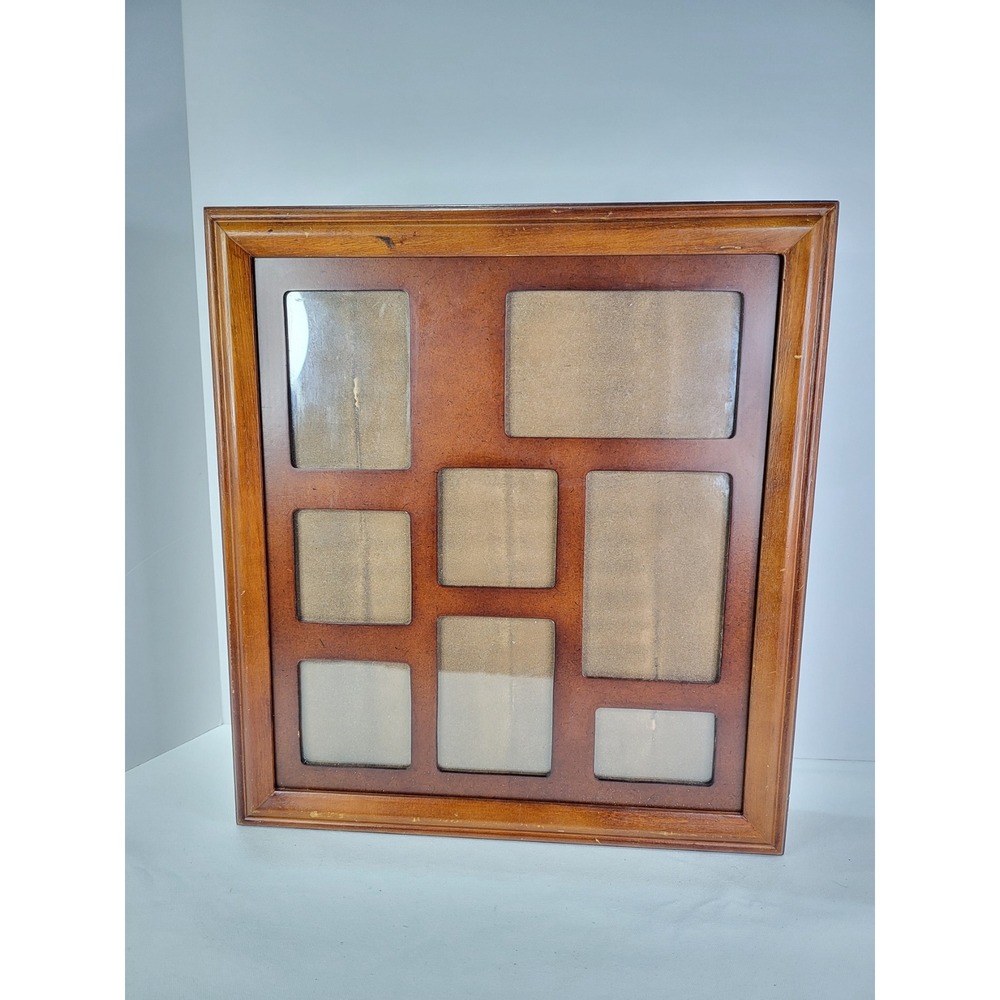 Wooden Jewelry Armoire Wall Mount Collage Picture Frame